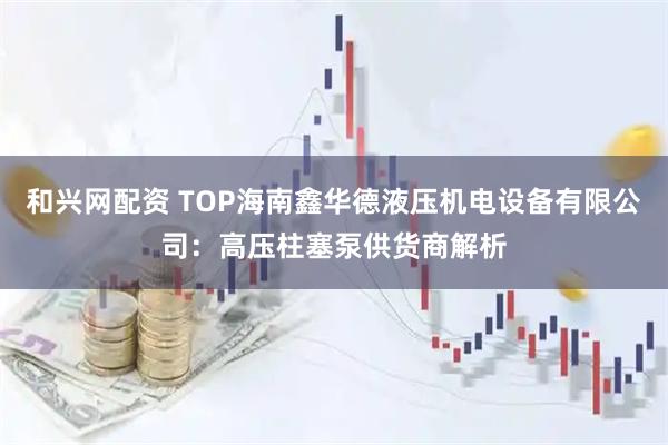 和兴网配资 TOP海南鑫华德液压机电设备有限公司：高压柱塞泵供货商解析