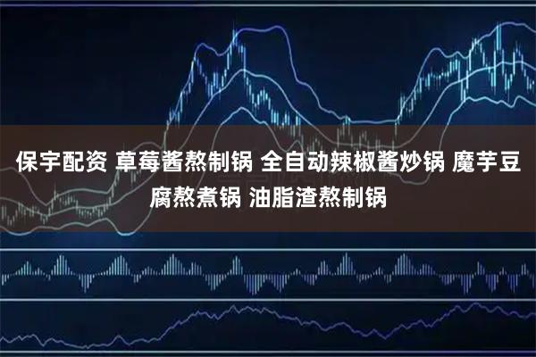 保宇配资 草莓酱熬制锅 全自动辣椒酱炒锅 魔芋豆腐熬煮锅 油脂渣熬制锅